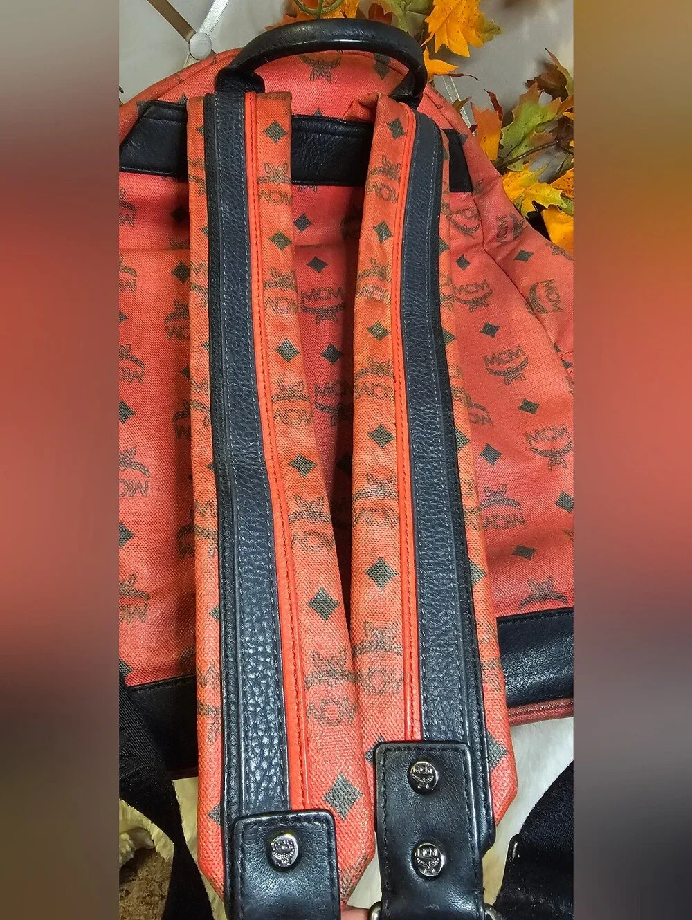 MCM x EKOCYCLE x Will.i.am Limited Edition Red Stark Backpack - Rare!